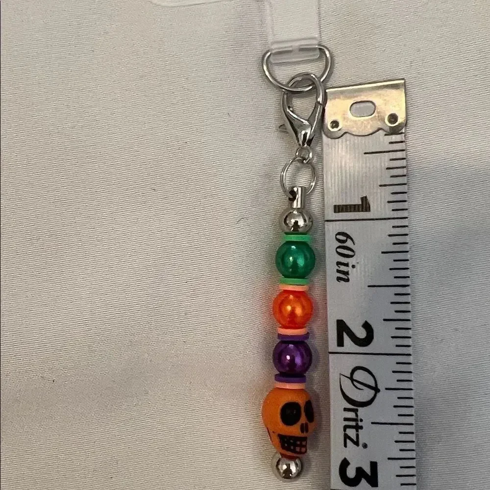 NWT Angela’s Designs one of a kind handmade beaded Halloween cell phone charm